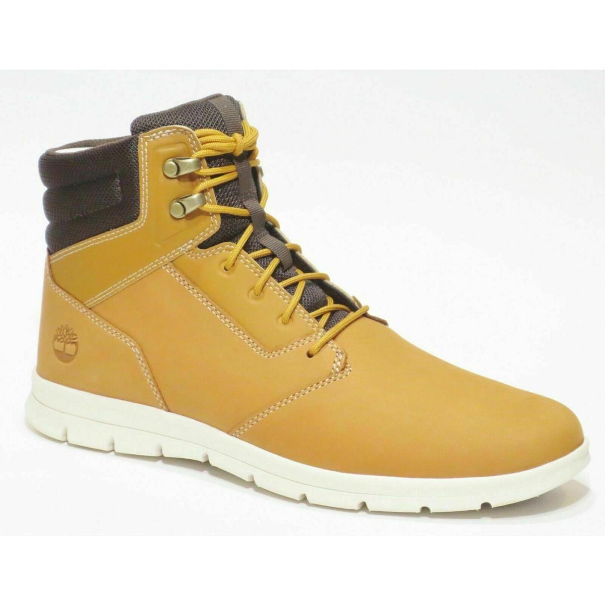 Timberland Men`s Graydon Mid Lightweight Sneaker Chukka Boot Shoe Wheat A1OEA