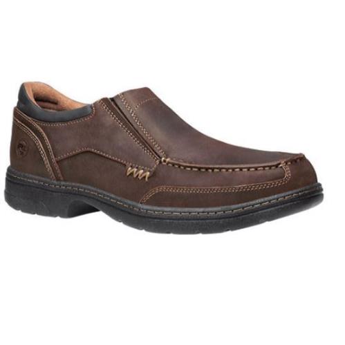 Timberland Pro `branston` Men`s Brown Leather Alloy Toe Esd Work Shoe TB091694