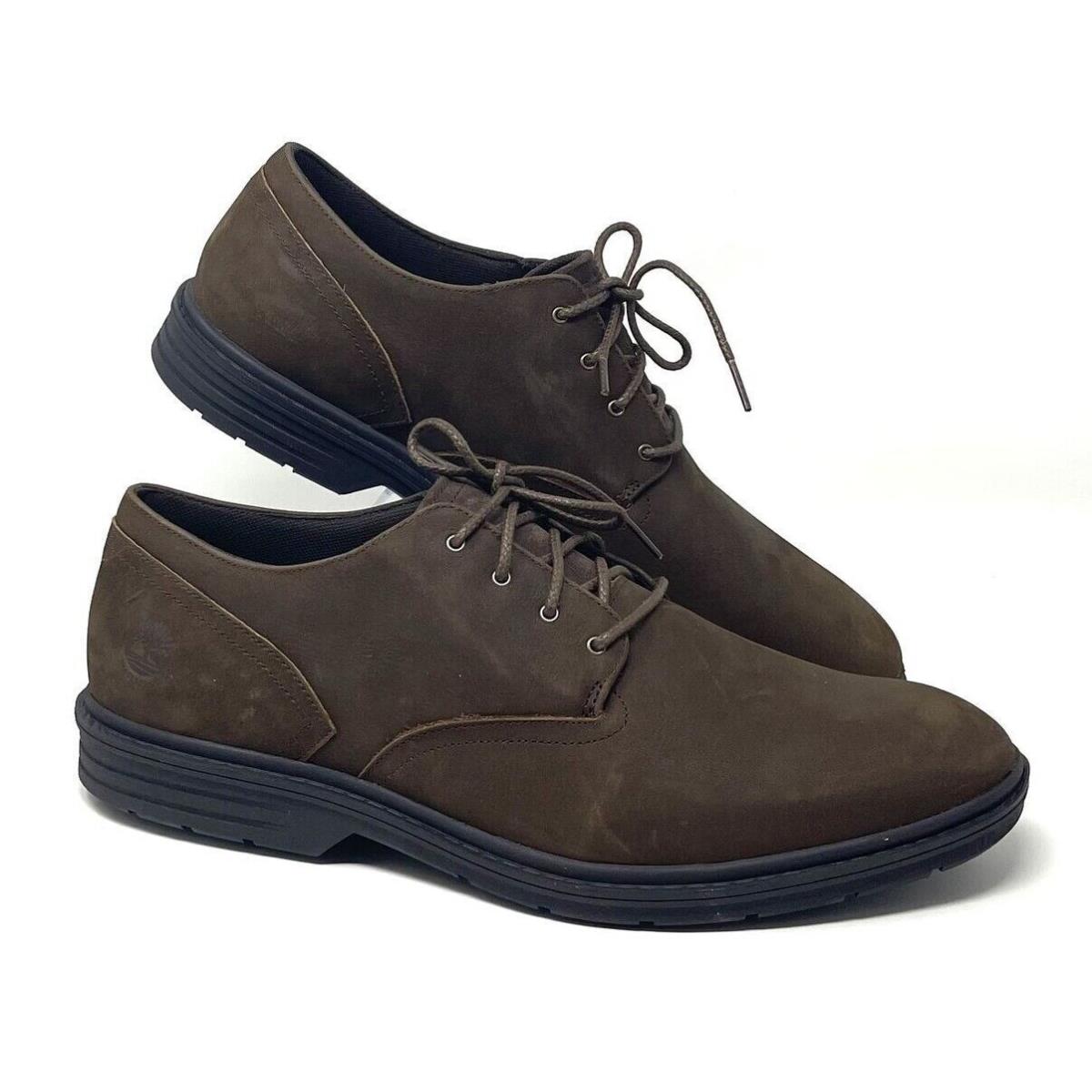 Timberland Men`s Sawyer Lane Premium Waterproof Nubuck Leather Oxford Shoes