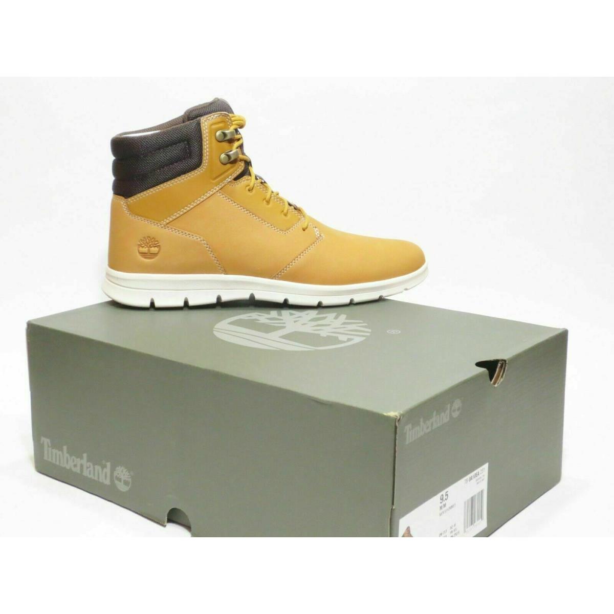 Timberland Men`s Graydon Mid Lightweight Sneaker Chukka Boot Shoe Wheat A1OEA