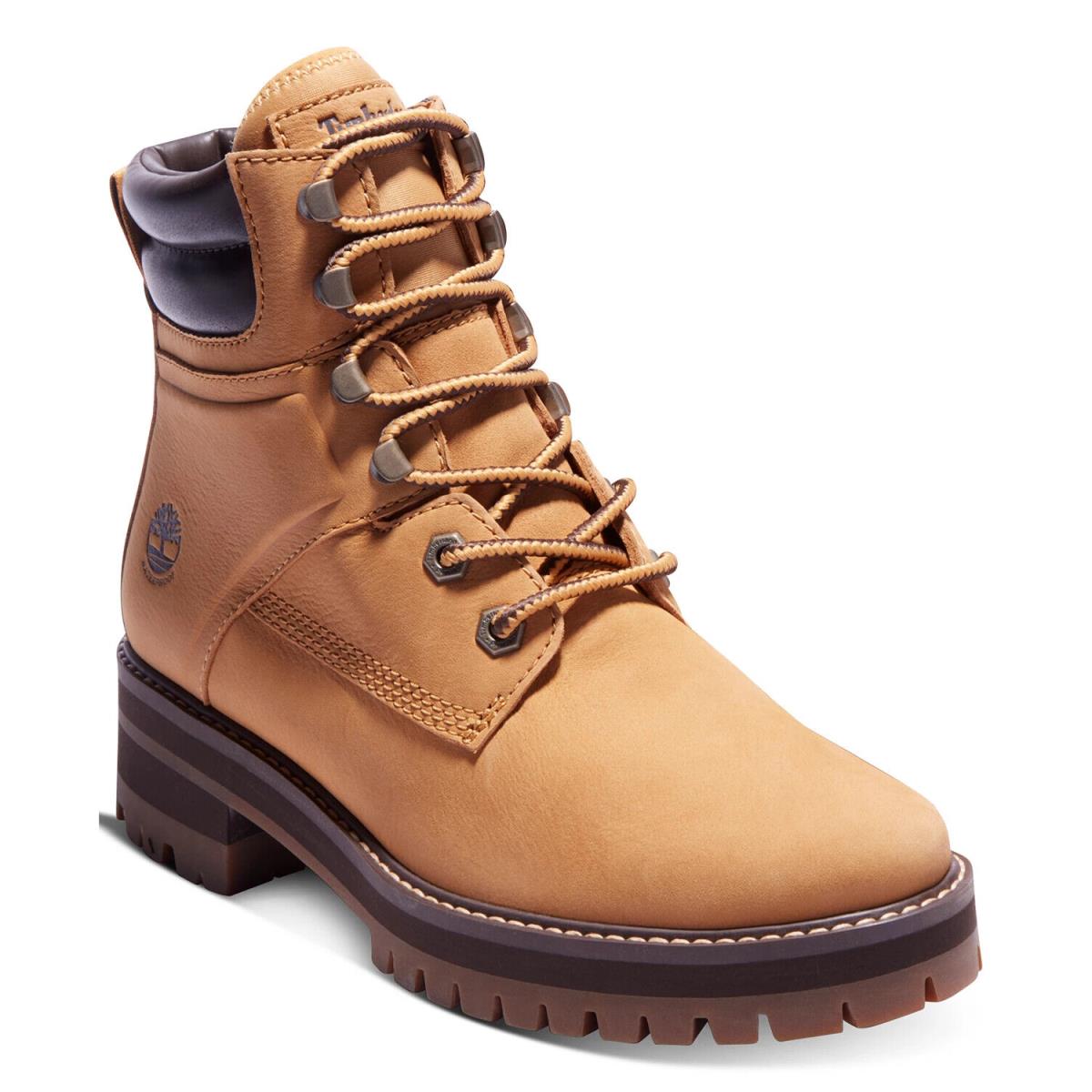 Timberland Courmayeur Valley Mid Lace Wheat Nubuck Boots Shoes Multi Size - Wheat Nubuck