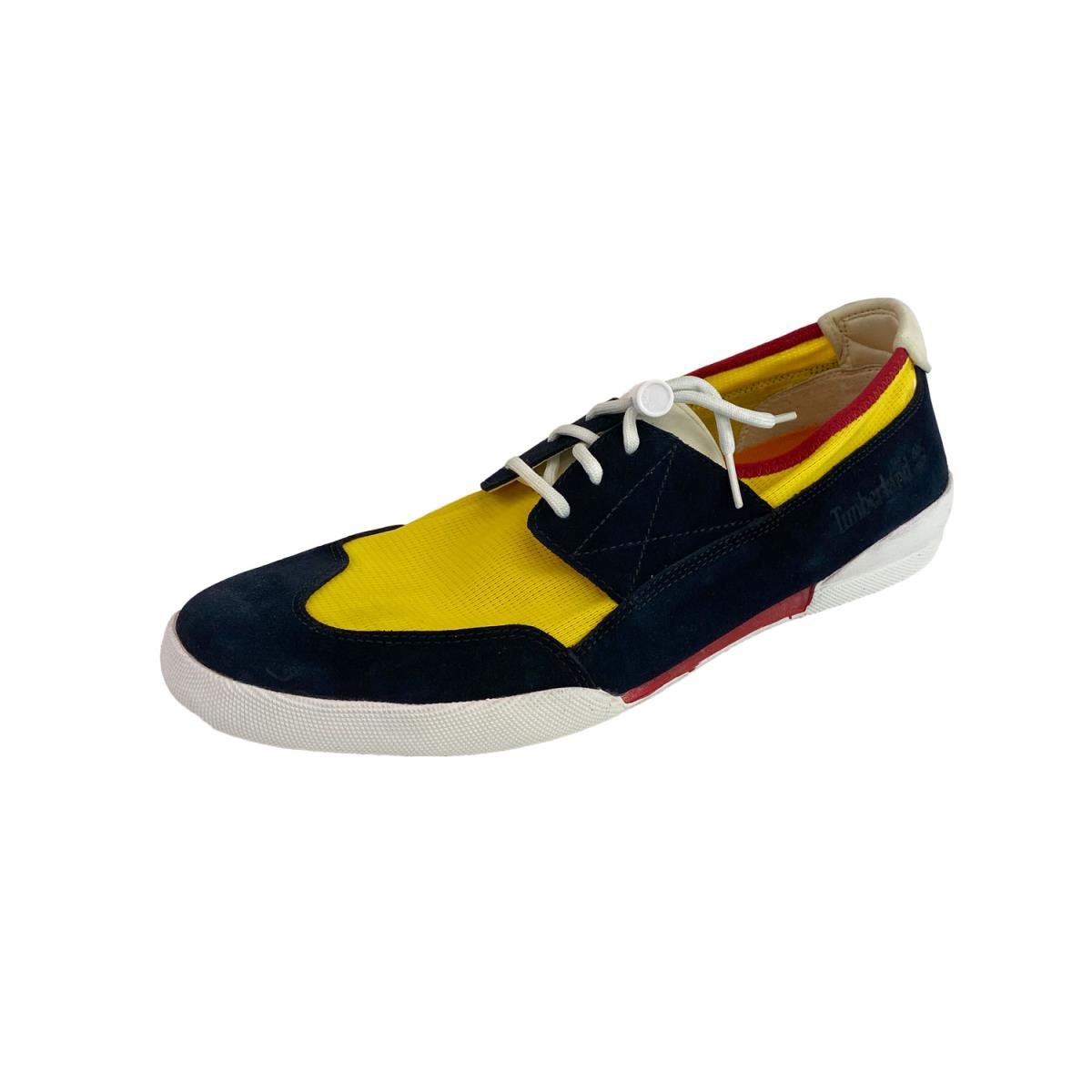 Timberland X Opening Ceremony Men`s Boat Shoes Navy/Yellow