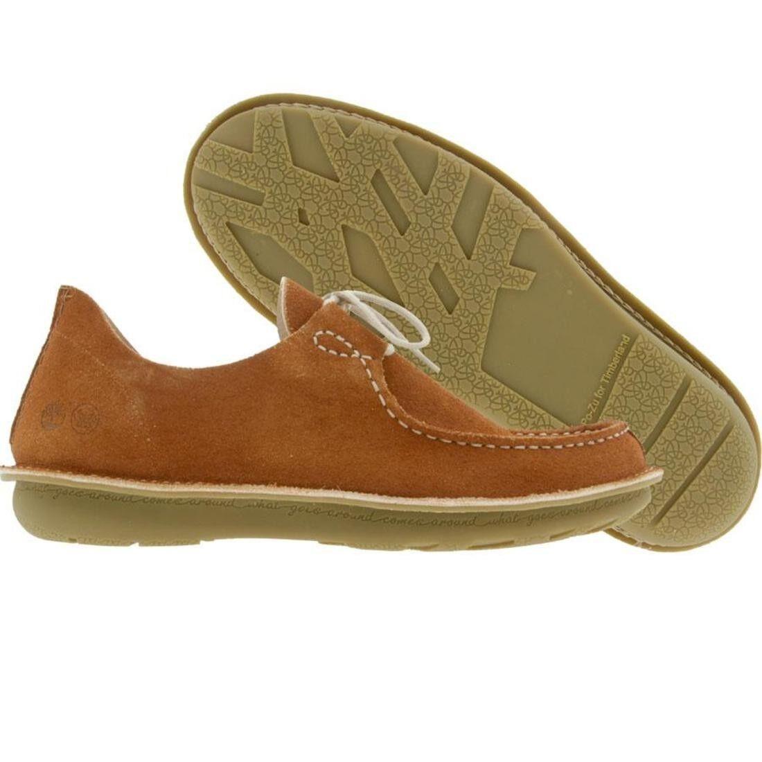 Timberland Pozu Moc Toe Oxford Rust Suede Brown 47557