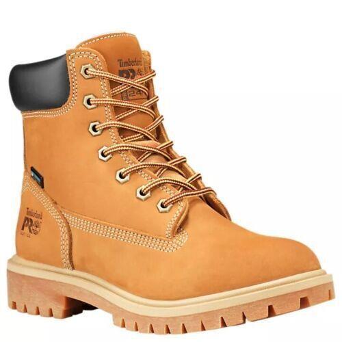 Timberland Pro Women`s Direct Attach 6 Steel Safety Toe Wheat Work Boots A1KJ8