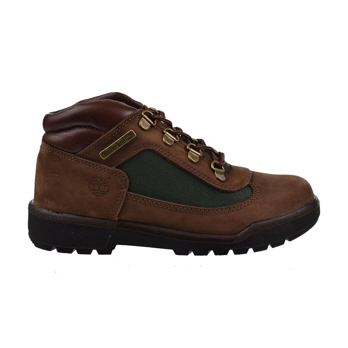 Timberland `beef Broccoli` Little Kid`s Field Boots Brown-olive 16737 - Brown-Olive