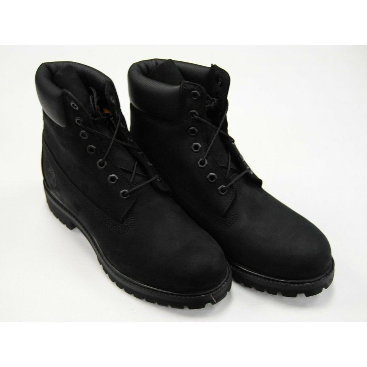 TB0 10073 Men`s Timberland 6 Premium Boot Black Nubuck Waterproof TM3