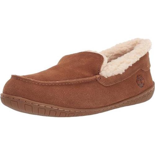 Timberland Torrez Men`s Suede Sherpa Moc Toe Slippers Shoes