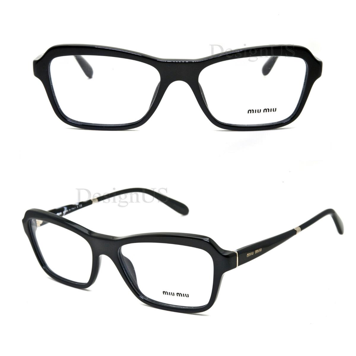 Miu Miu Vmu 02N 1AB-1O1 Black 54/16/140 Eyeglasses - Black Frame