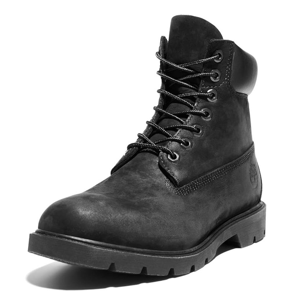 Timberland Classic 6 Premium Waterproof Boot Black Nubuck Size Options - Black Nubuck