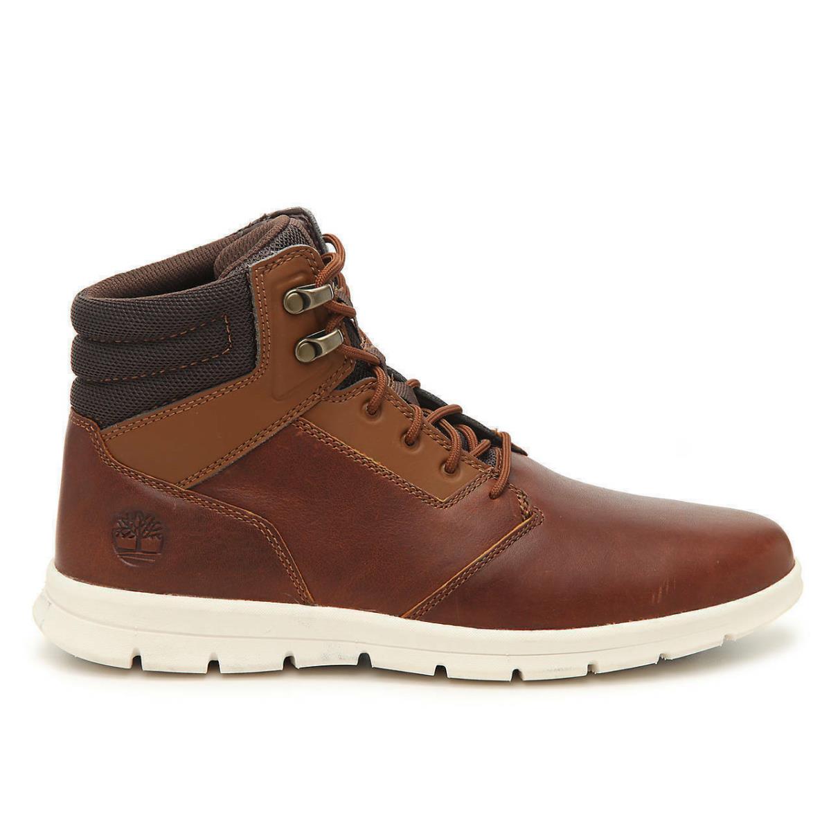 Timberland Men`s Graydon Mid Lightweight Sneaker Chukka Boot Shoe Color Select Brown