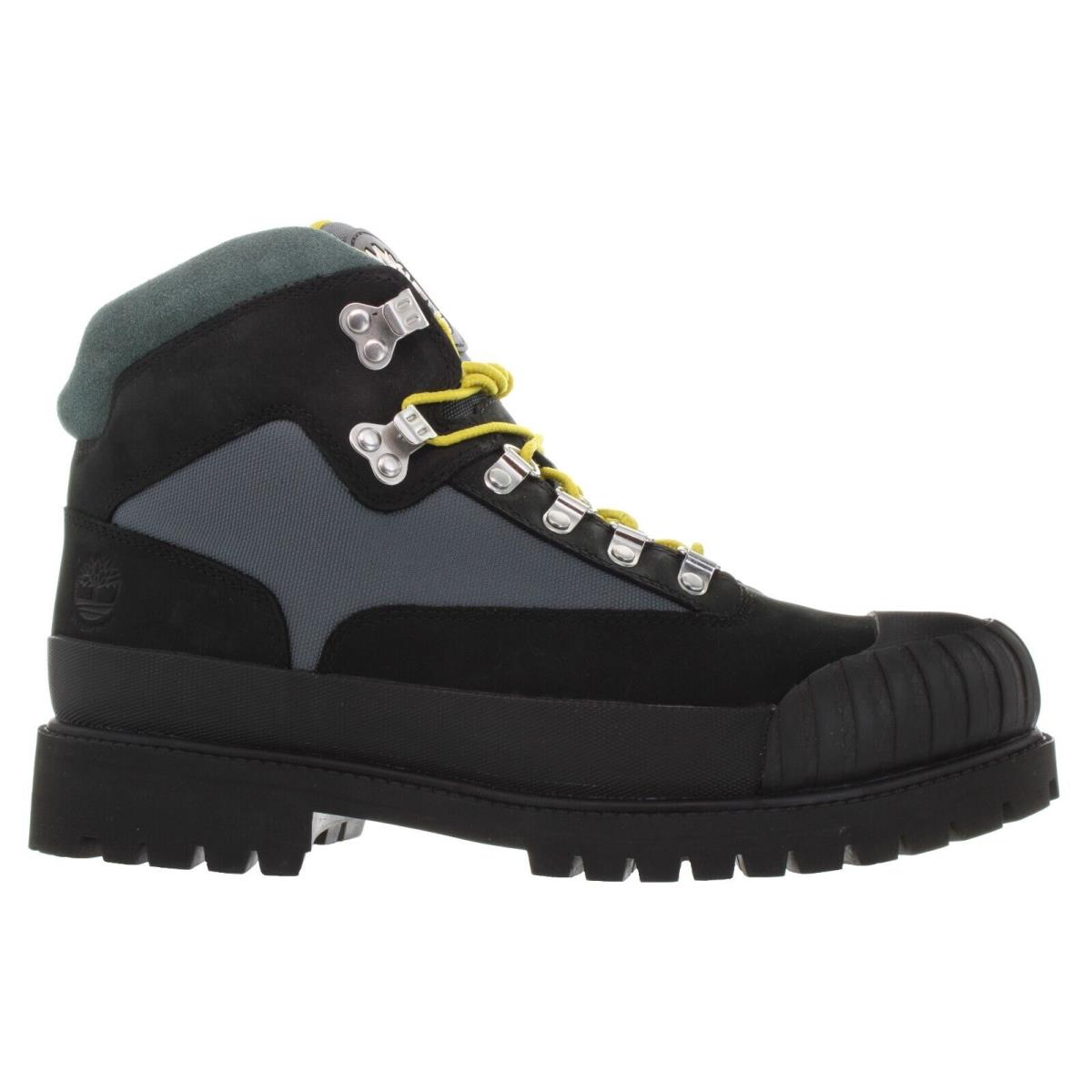 Timberland Men`s Heritage Rubber-toe Waterproof Black - Green Nubuck Boots