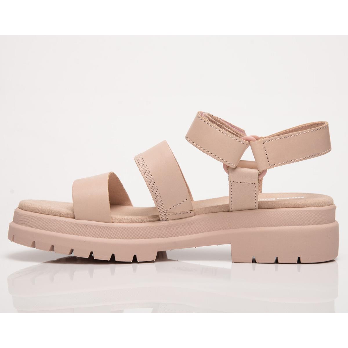 Timberland Light Pink London Vibe Ankle Strap Sandals Shoes Flats 8 8.5 10