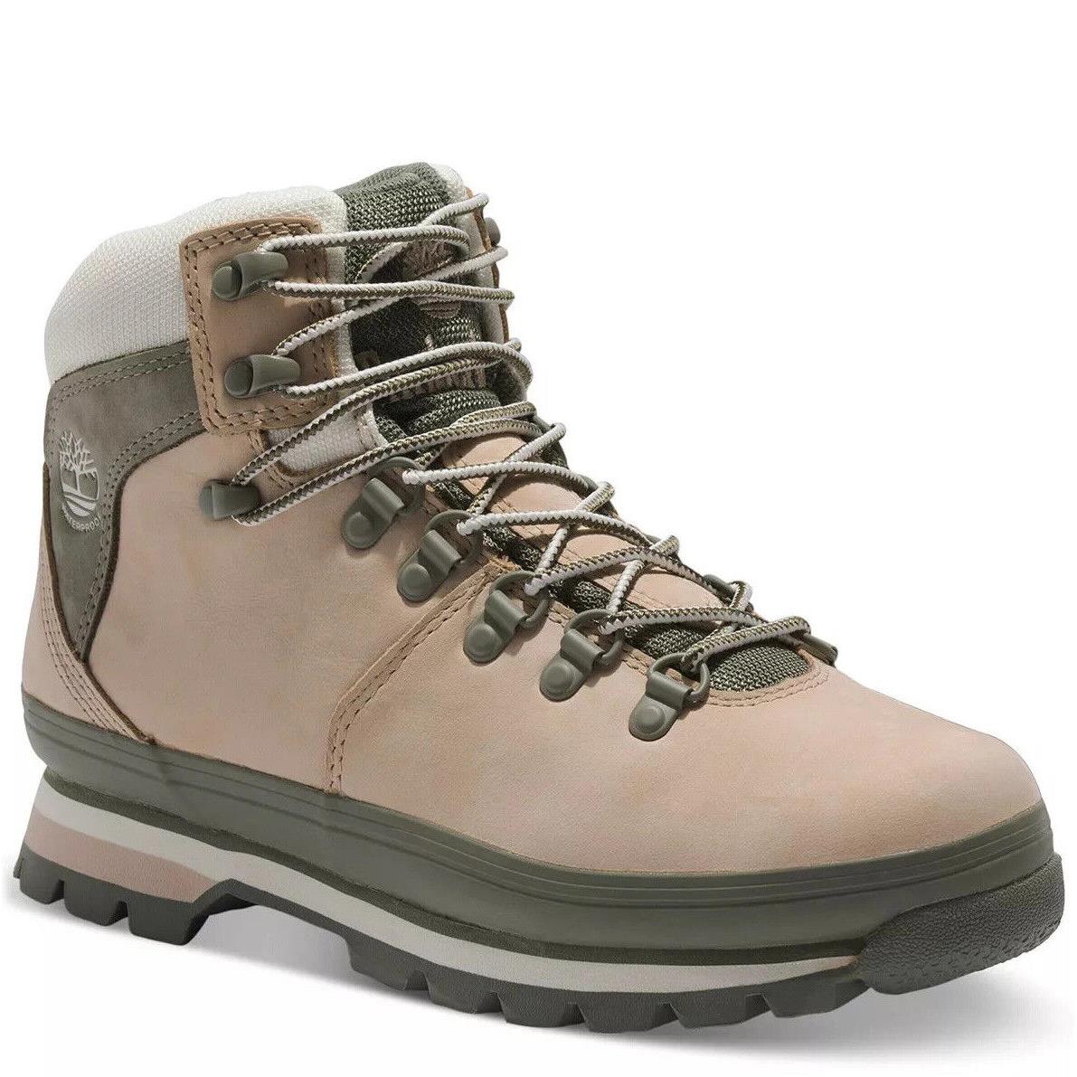 Timberland Euro Hiker Light Beige Hiking Ankle Boots Bootie Shoes 8 9 10