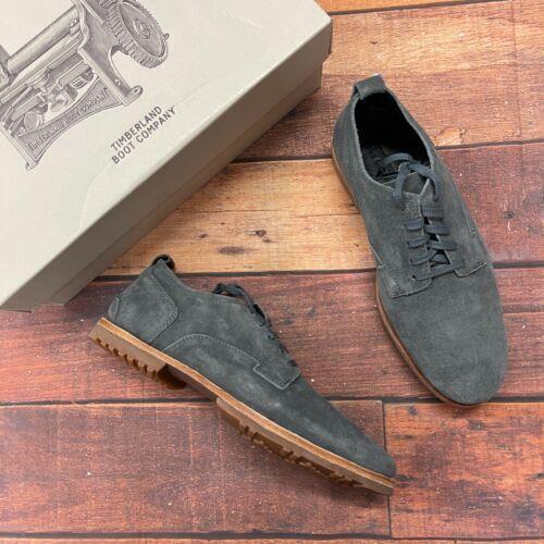 Timberland Men`s Bardstown Plain Toe Suede Gray Oxford Shoes A21DK