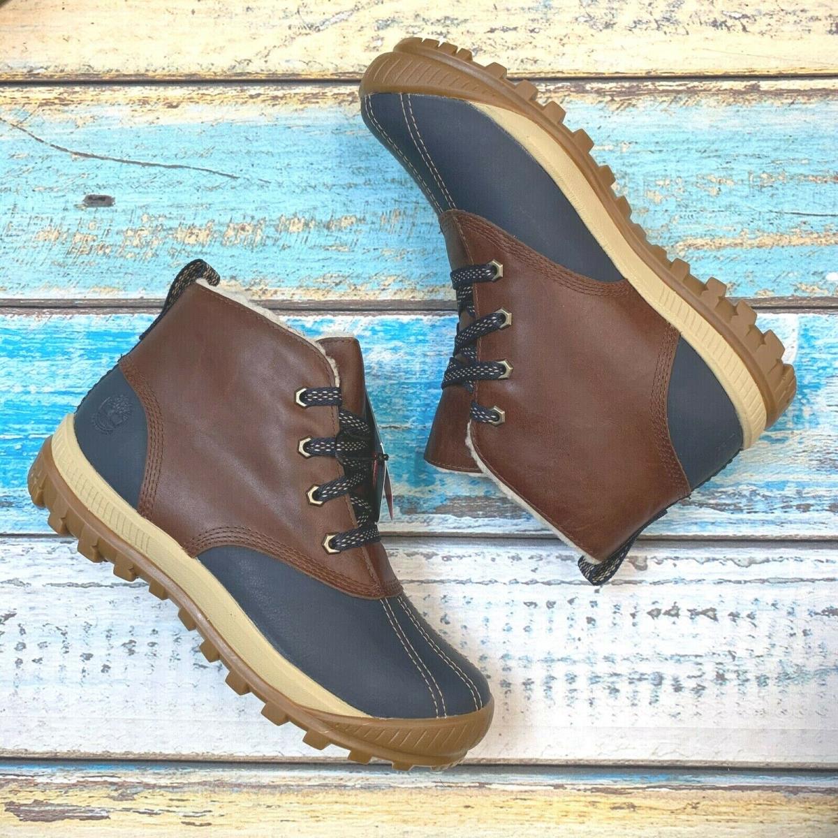 Timberland Women`s Fleece Lined Brown Snow Boots