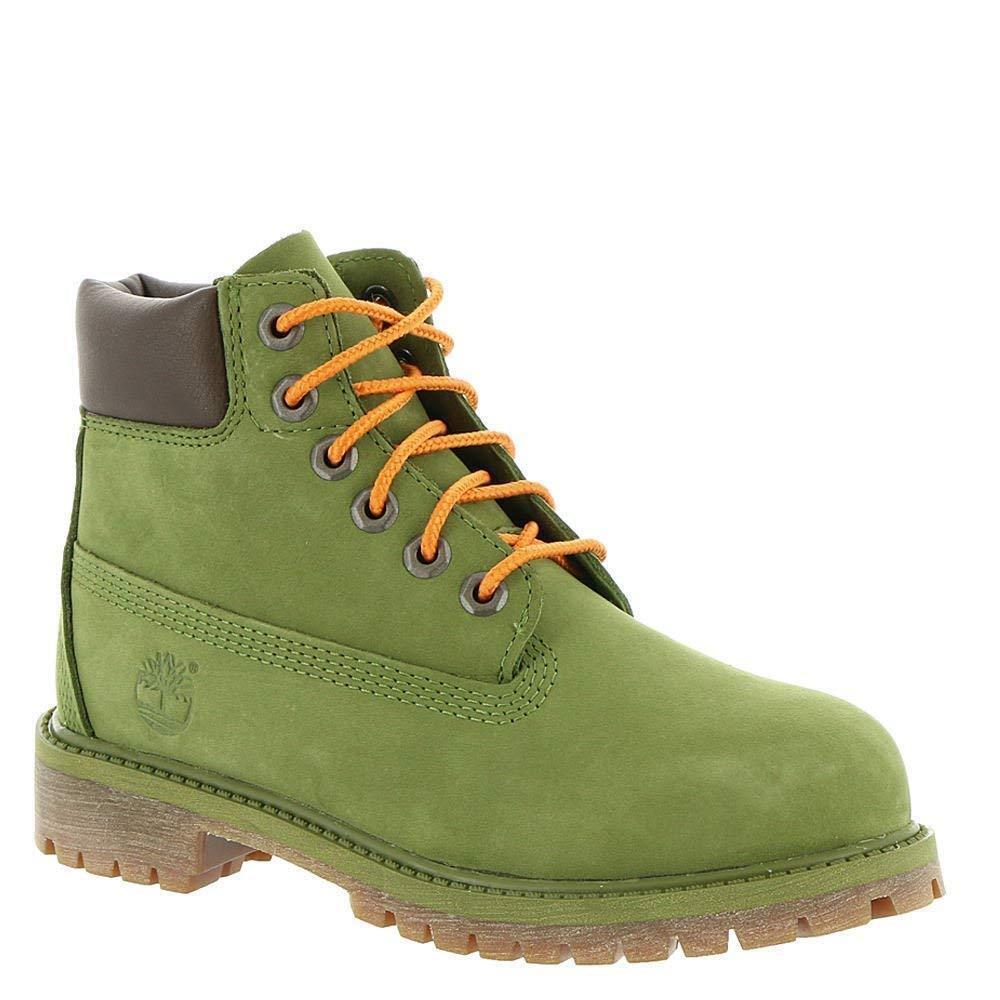 Big Kid`s Timberland 6 In. Premium Boot Presto Green - Presto Green