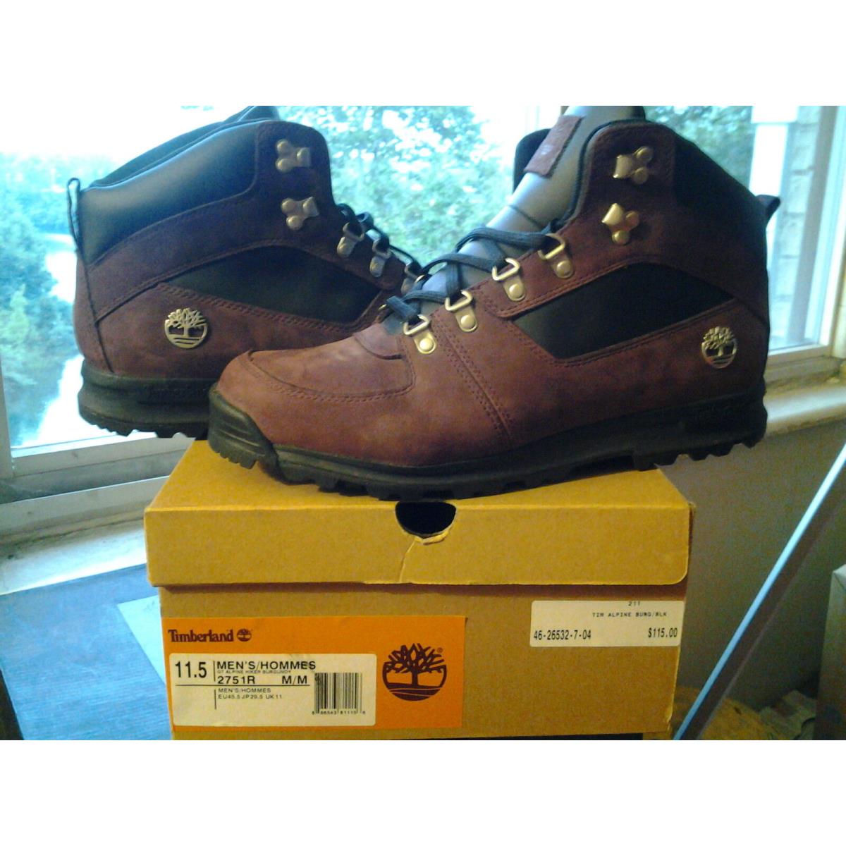 Timberland Mens GT Alpine Hiker Burgundy Boots Wheat Gris Black Brown 2751R