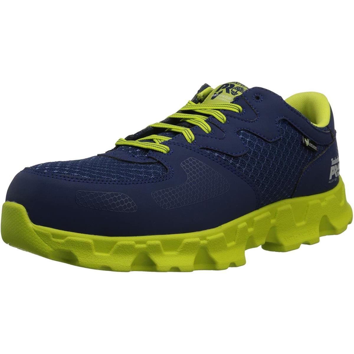 Timberland Pro Powertrain Alloy Toe EH Mens Work Industrial Navy Shoes Sneakers