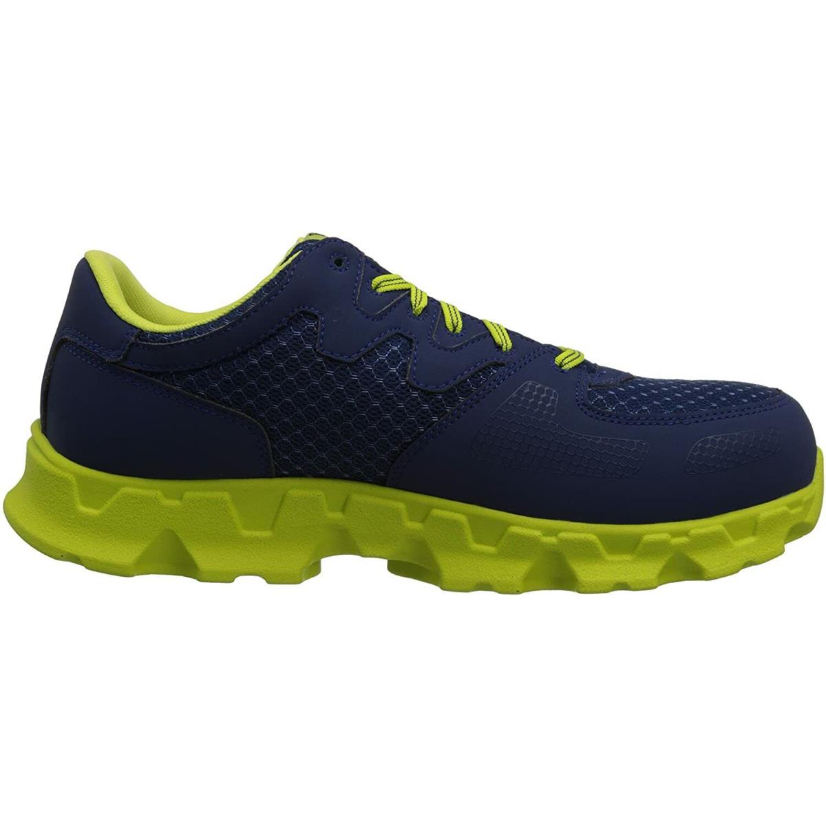 Timberland Pro Powertrain Alloy Safety Toe Shoes EH Men`s Work Navy Sneakers - Navy