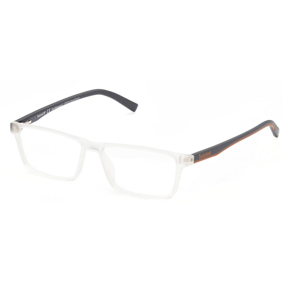 Timberland TB1732 Eyeglasses Men Crystal Rectangle 52mm