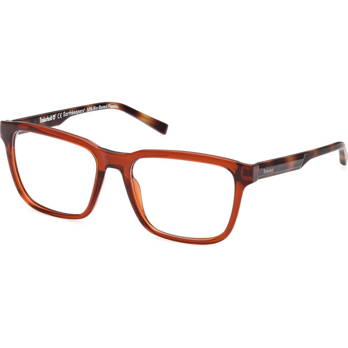 Timberland TB1763-048-55 Shiny Dark Brown Eyeglasses