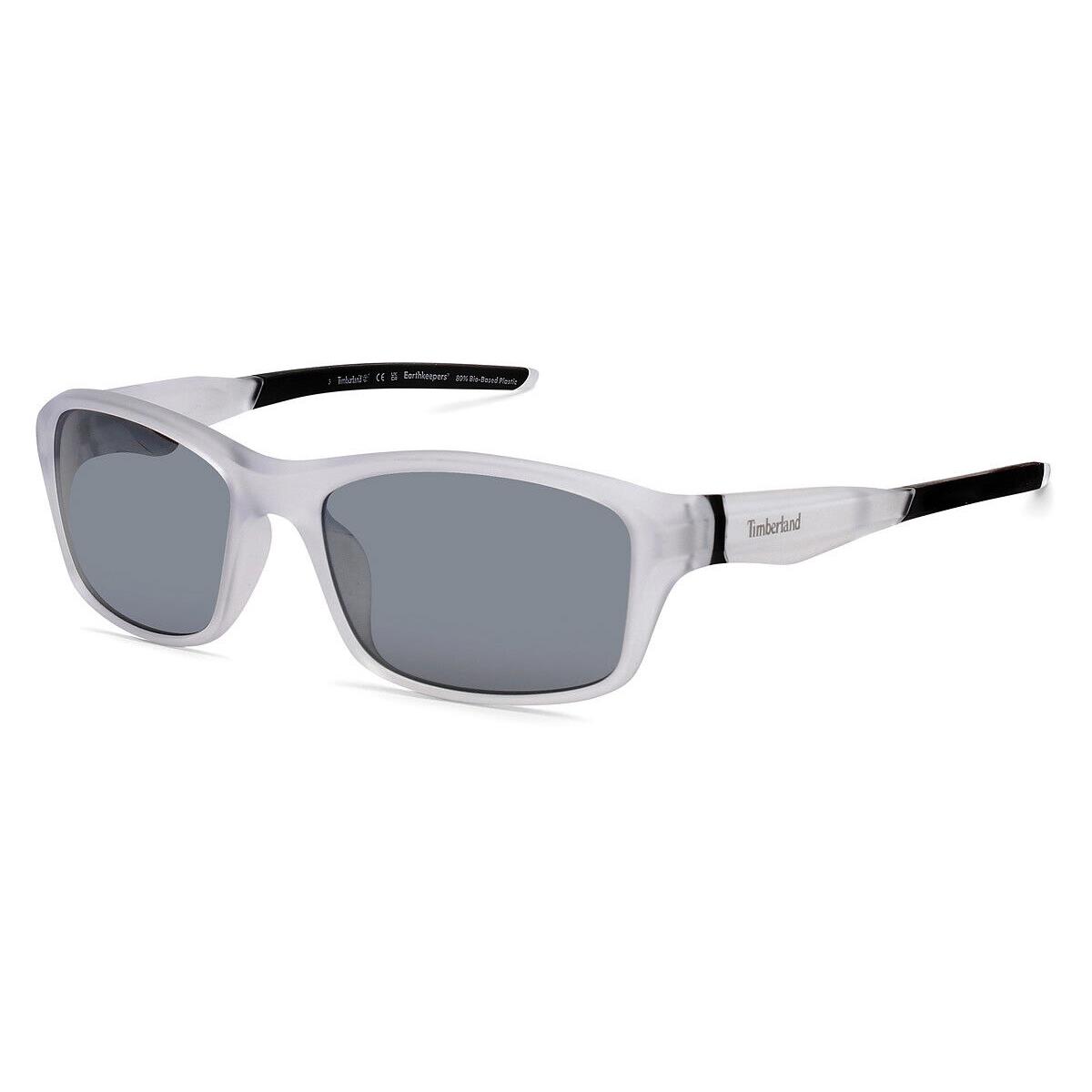 Timberland TB9293 Sunglasses Crystal Smoke Polarized 58mm