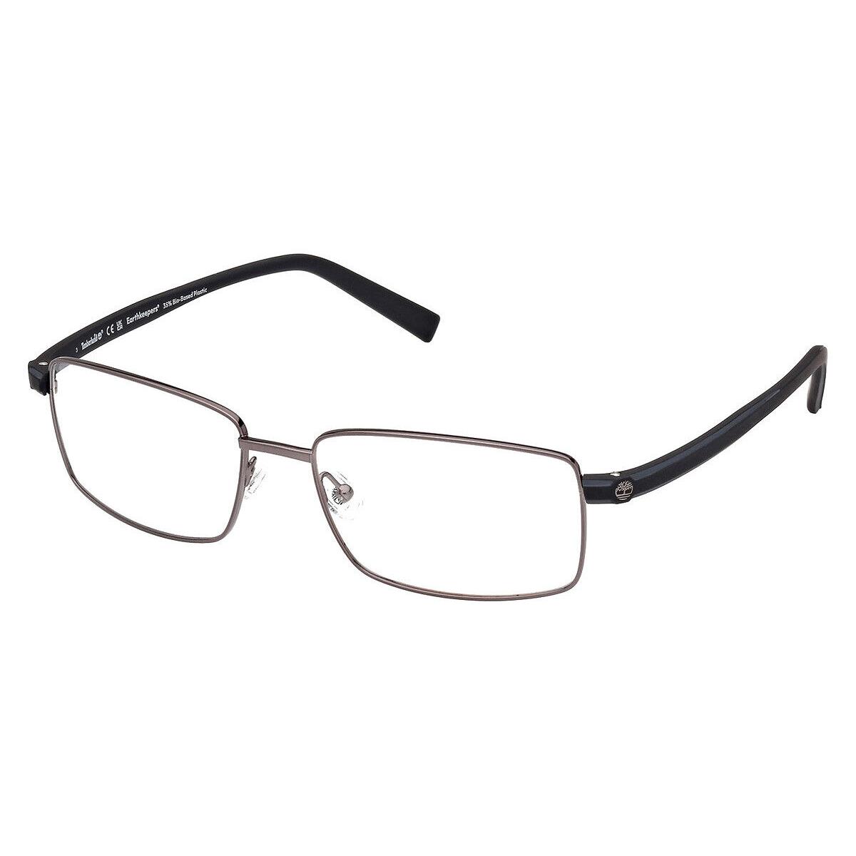 Timberland TB1820 Eyeglasses Men Shiny Gunmetal 58mm