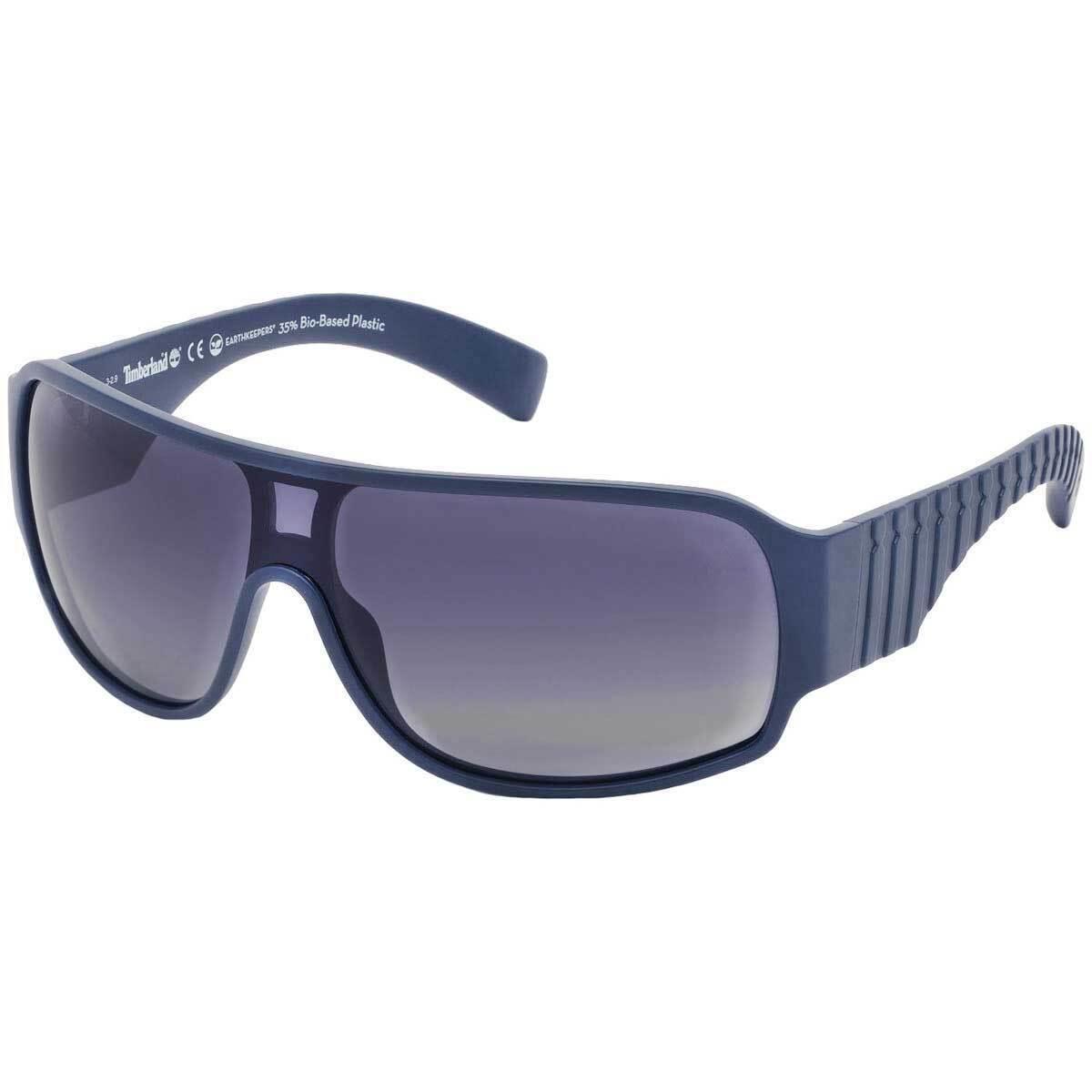 Timberland Men`s Sunglasses Plastic Lens Matte Blue Plastic Frame TB9216 0091D