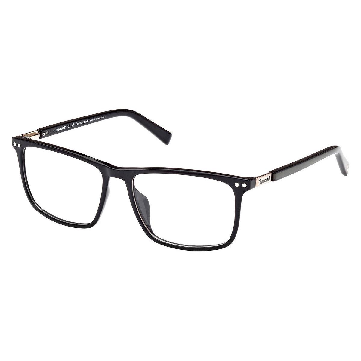 Timberland TB1824-H Eyeglasses Men Shiny Black 55mm