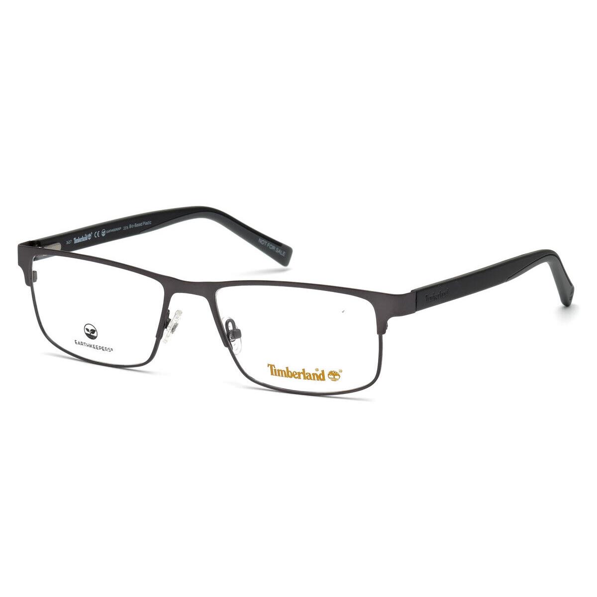 Timberland TB1594 Eyeglasses Men Matte Gunmetal Rectangle 55