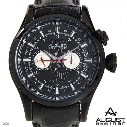 August Steiner Gentlemens Day Date Watch Retail