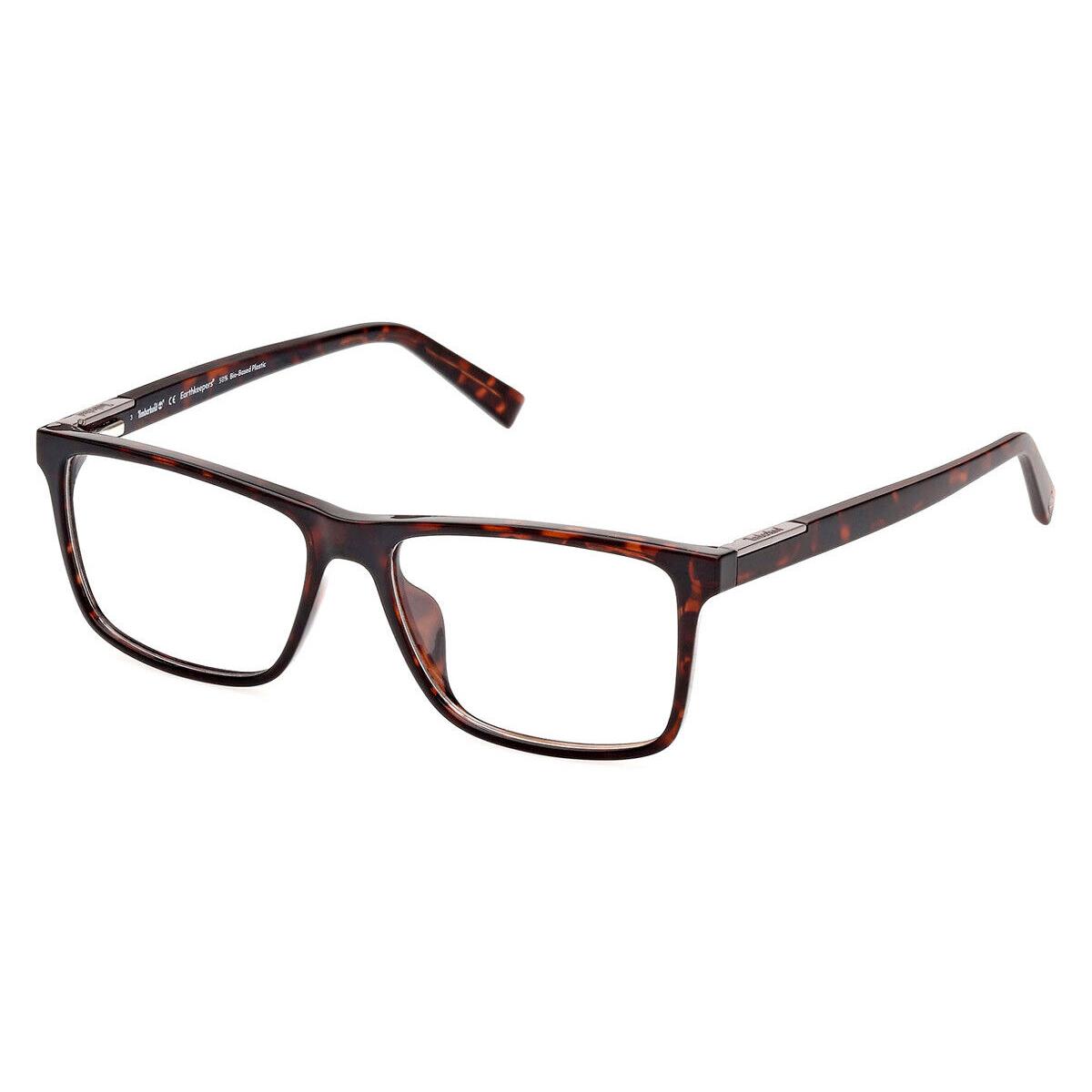 Timberland TB1759-H Eyeglasses Men Dark Havana Rectangle 54mm