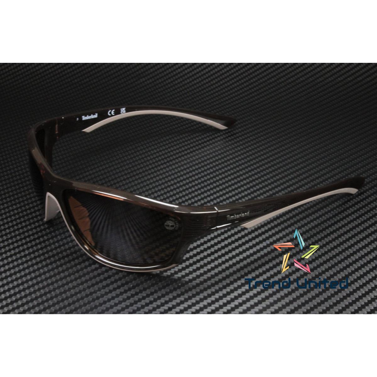 Timberland TB9045 50H Dark Brown Brown Polarized Injected 63 mm Men`s Sunglasses