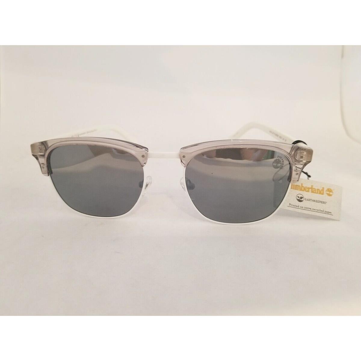 Timberland TB9148 Polarized Sunglasses Clear Gray/white 55mm Men