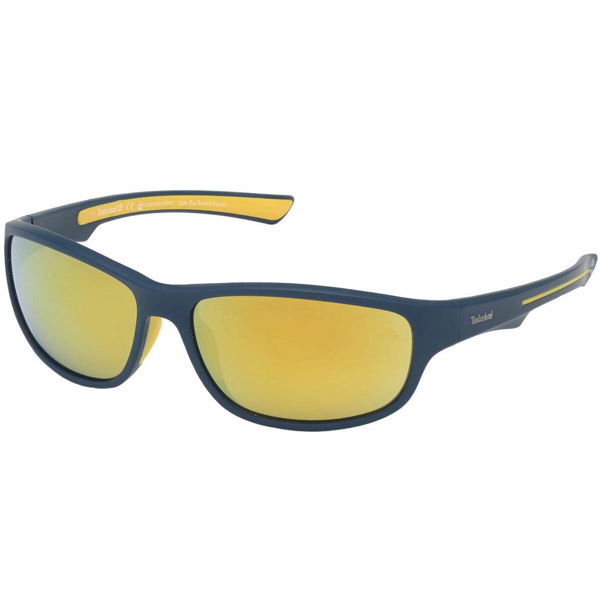 Timberland Men`s Sunglasses Polarised Lens Blue Frame UV Protection TB9194 6391R