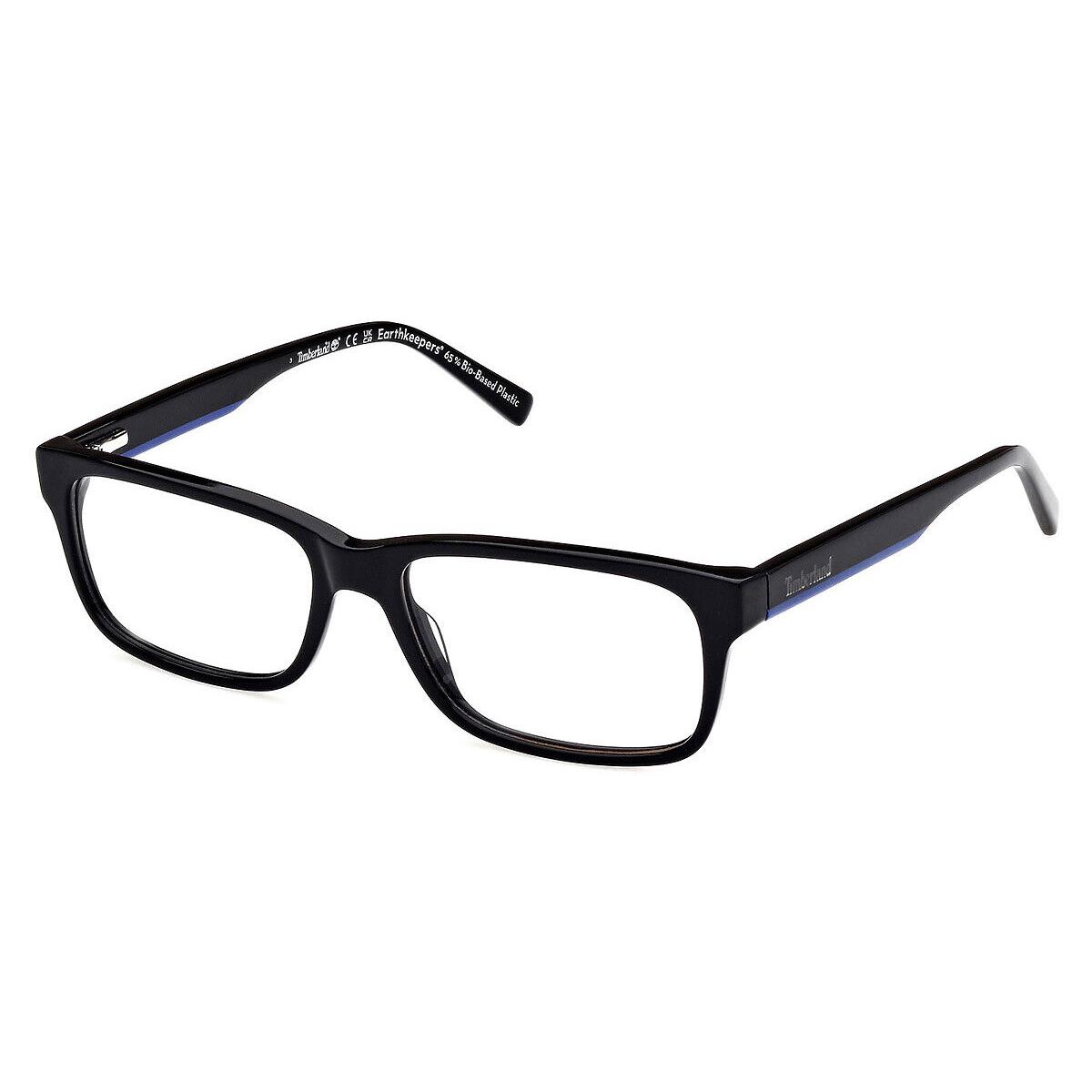 Timberland TB1847 Eyeglasses Men Shiny Black 53mm