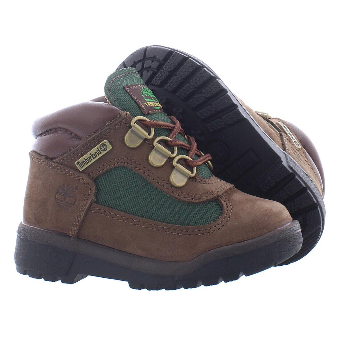 Timberland Field Boot Infant/toddler Shoes Size 6 Color: Dark Brown Nubuck - Dark Brown Nubuck, Main: Brown