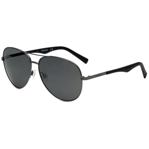 Timberland TB9109-09D Designer Polarized Sunglasses in Matte Gunmetal with Grey