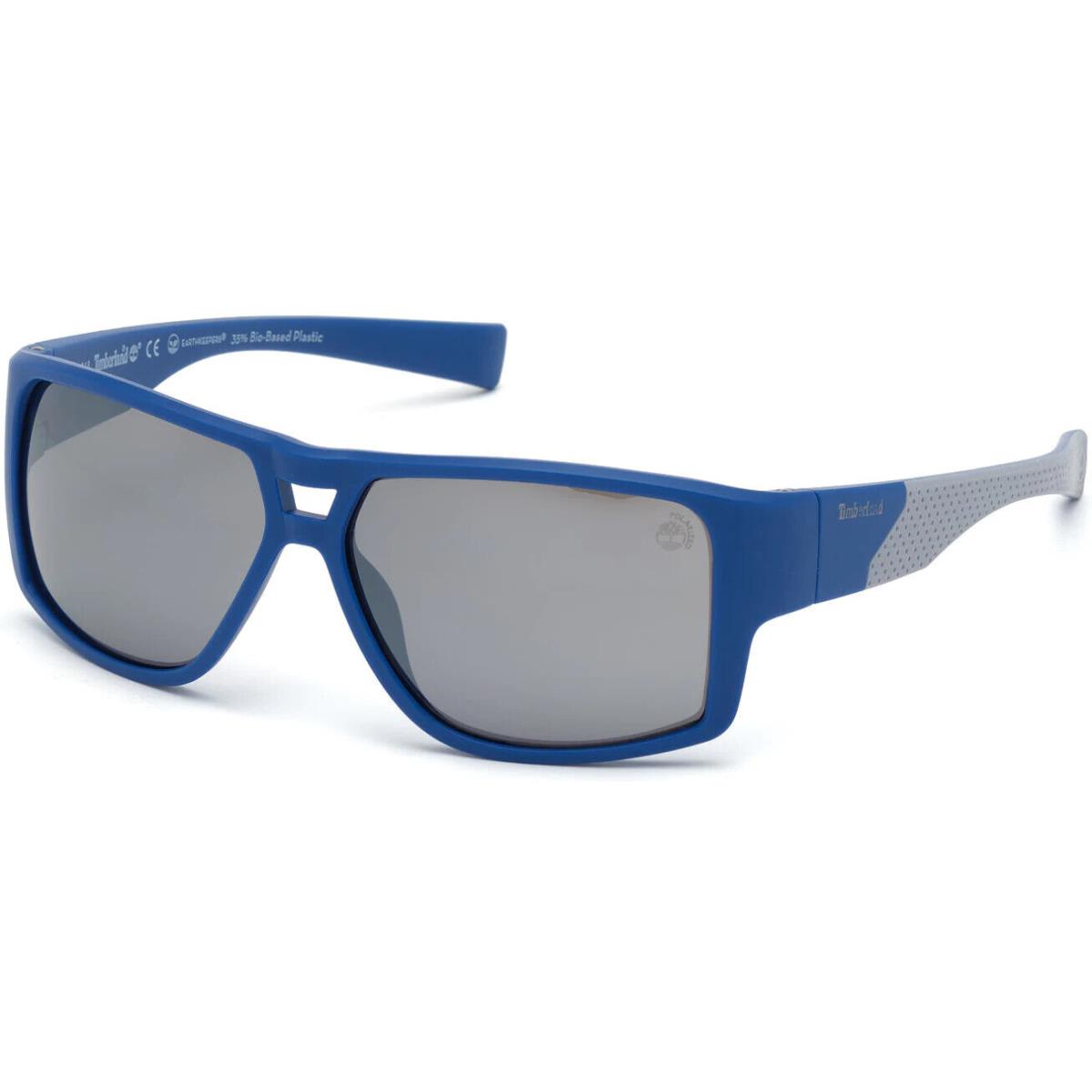 Timberland TB9204 91D Matte Blue Polarized Plastic Sunglasses Frame 60-13-135