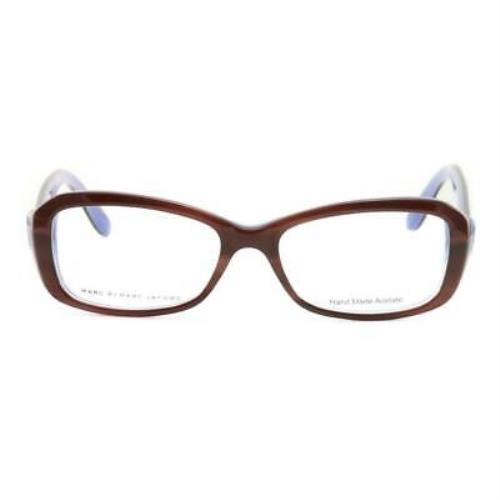 Marc Jacobs Mmj 524 Isk Brown Purple Eyeglasses Frame 51-16-140 Rectangle - Brown , Brown Frame, Clear Lens