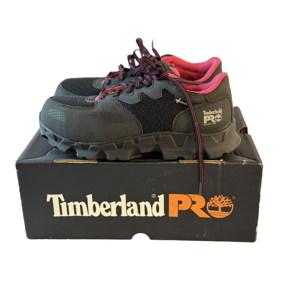 Timberland Pro Powertrain Womens Esd Work Shoes Alloy Safety Toe Sz 7.5