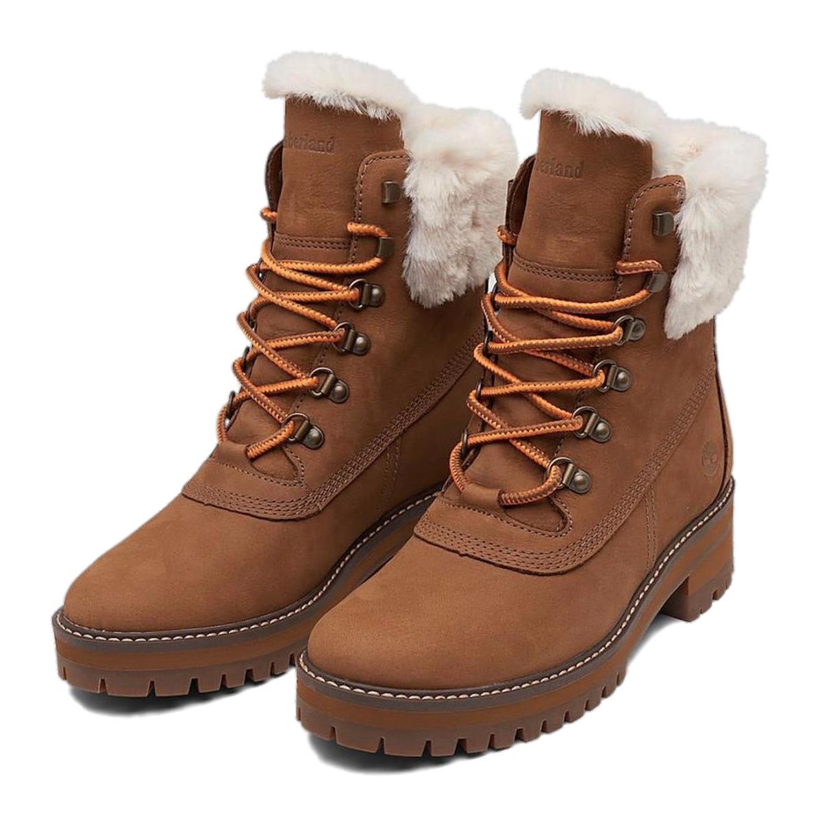 Womens Timberland Courmayeur Valley 6 Boot - Medium Brown Nubuck Size 7.5 US