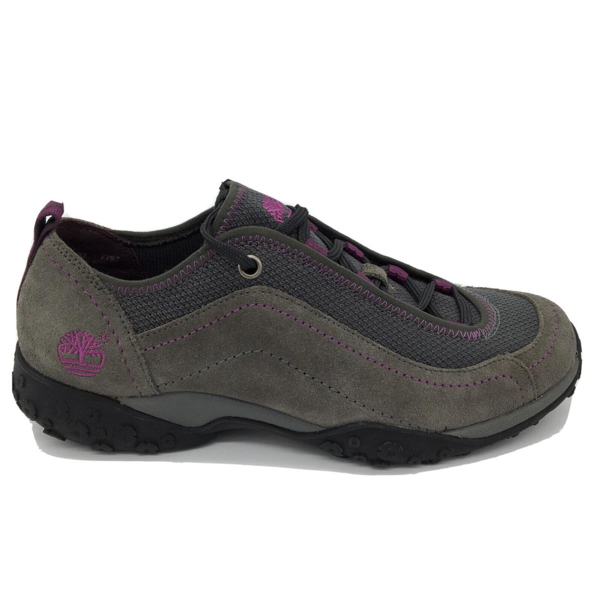 Timberland Walking/hiking Sneaker Shoes Woman s Size 8M Gray/purple 14692 7792