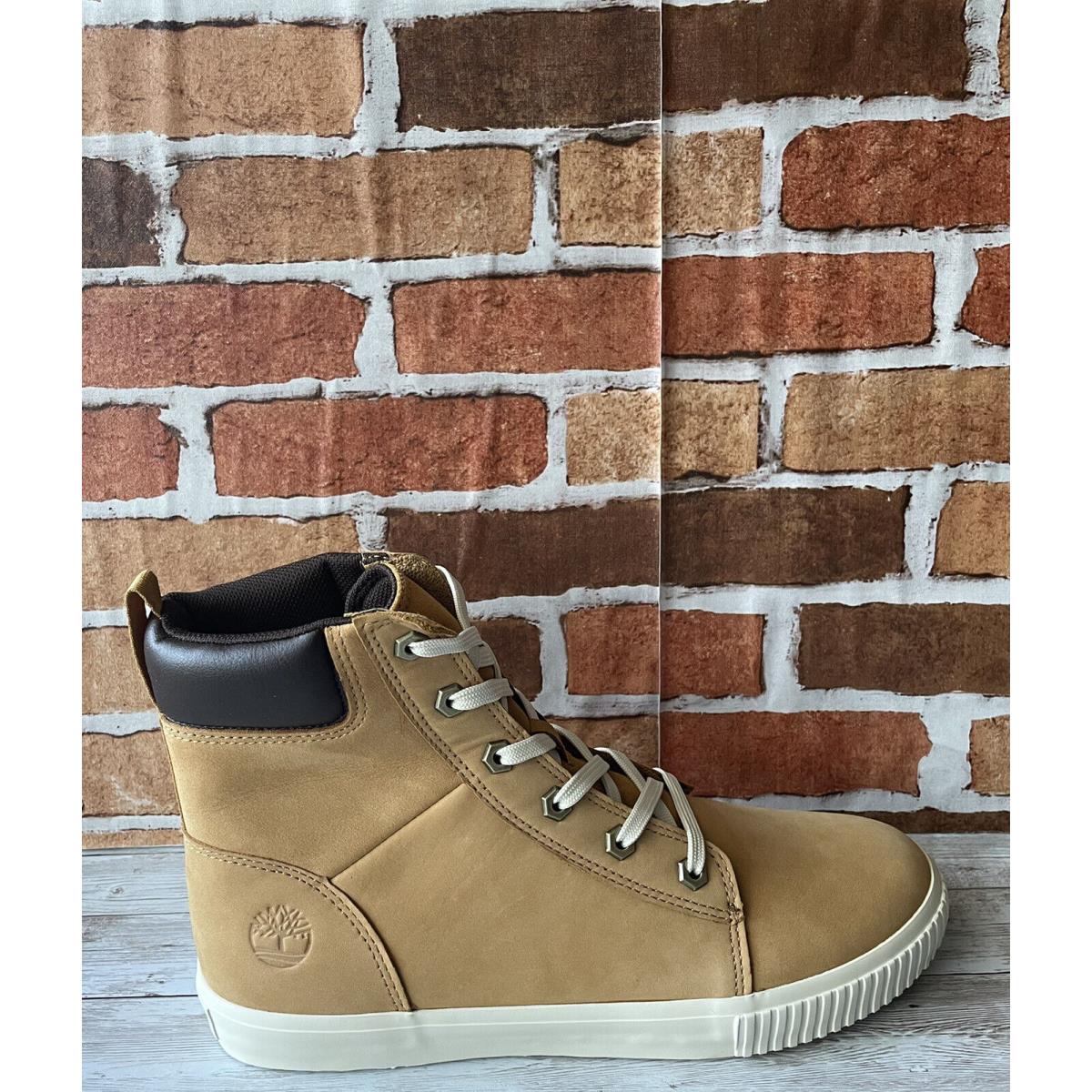 Women s Timberland Skyla Bay 6 Inch Boots Shoes Wheat Nubuck Shoes Size 8