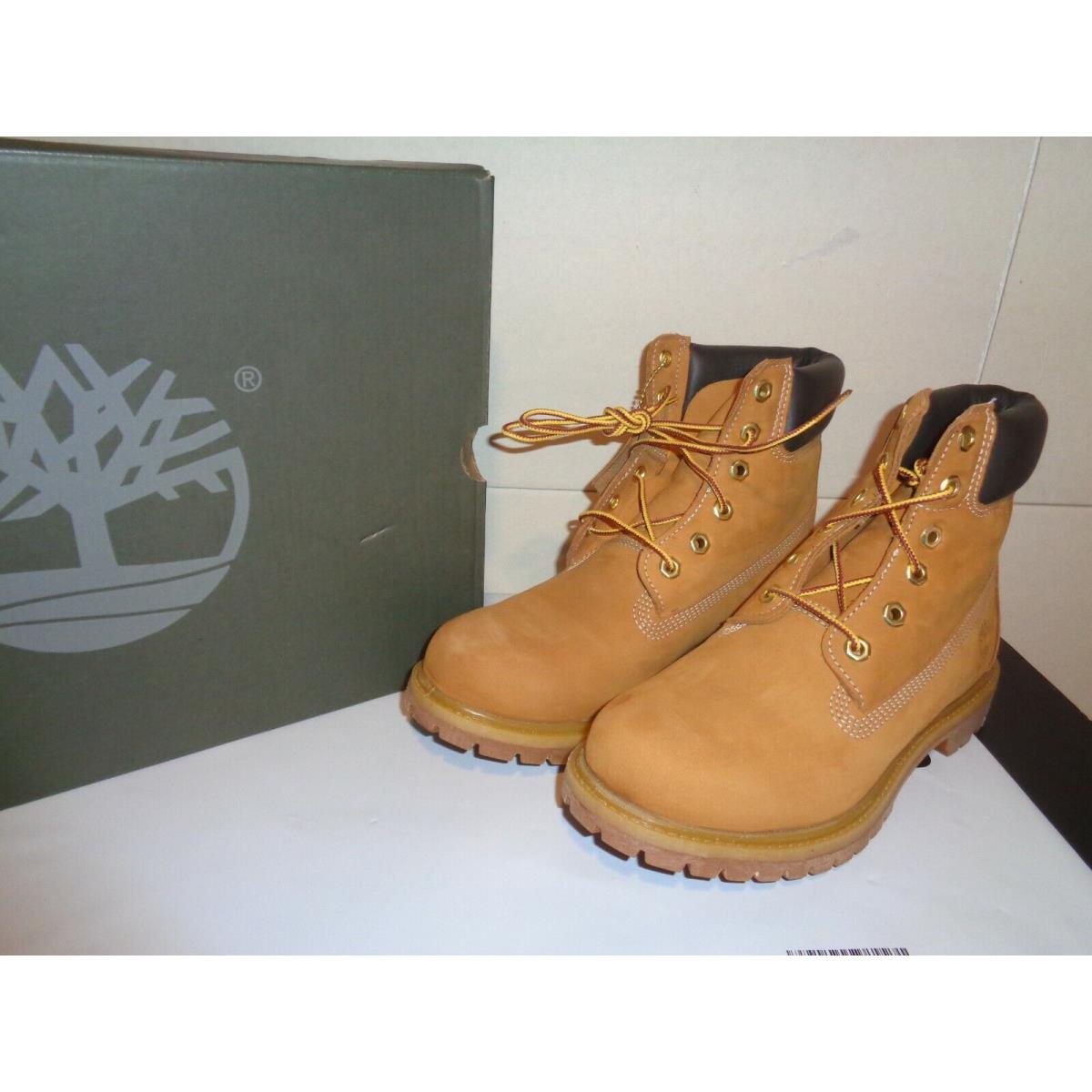 Timberland 6-INCH Premium TB010361-713 Womens Wheat Nubuck Waterproof Boots