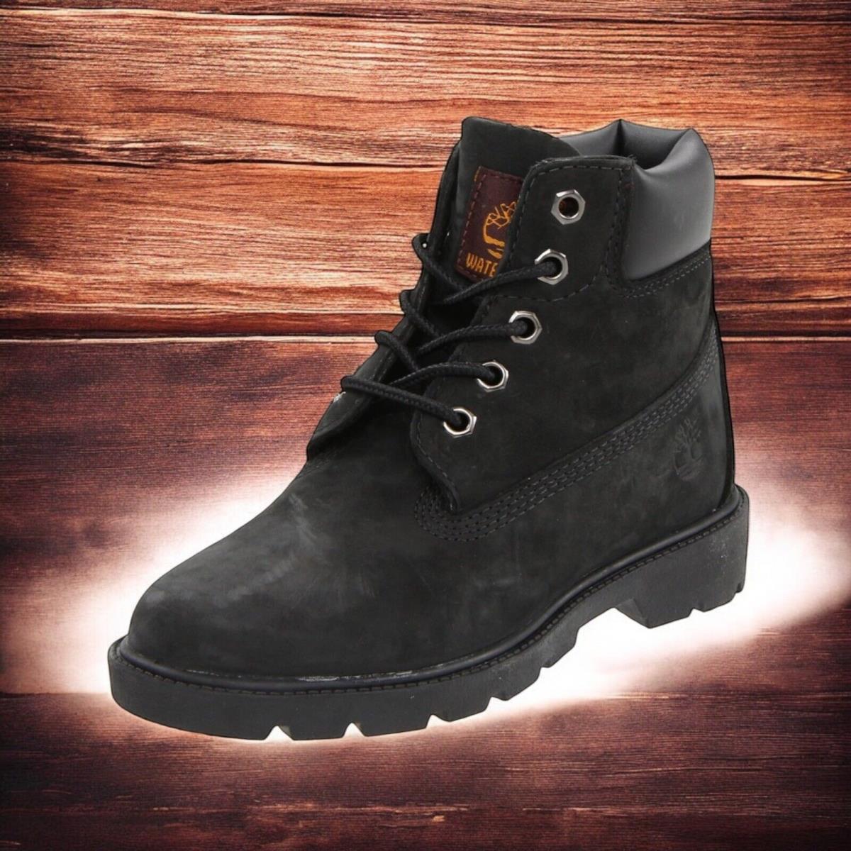 Timberland 6 Inches Premium Waterproof Boot Kid`s Size US 6.5 Black