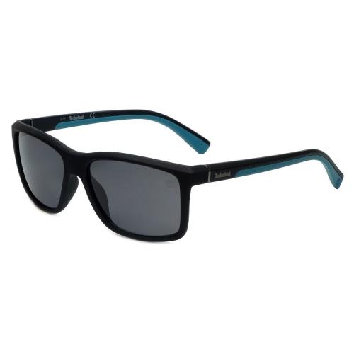 Timberland TB9115-05D Designer Polarized Sunglasses in Black with Grey Lens