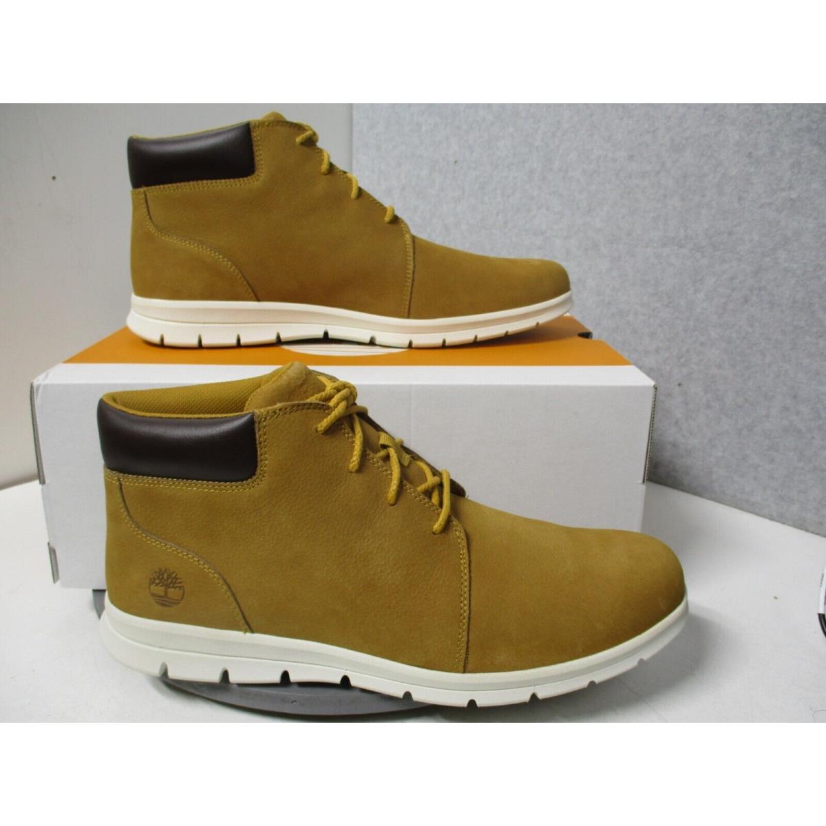 Timberland Graydon Mid Lightweight Sneaker Chukka Boot Shoes Wheat Mens Sz 12 M