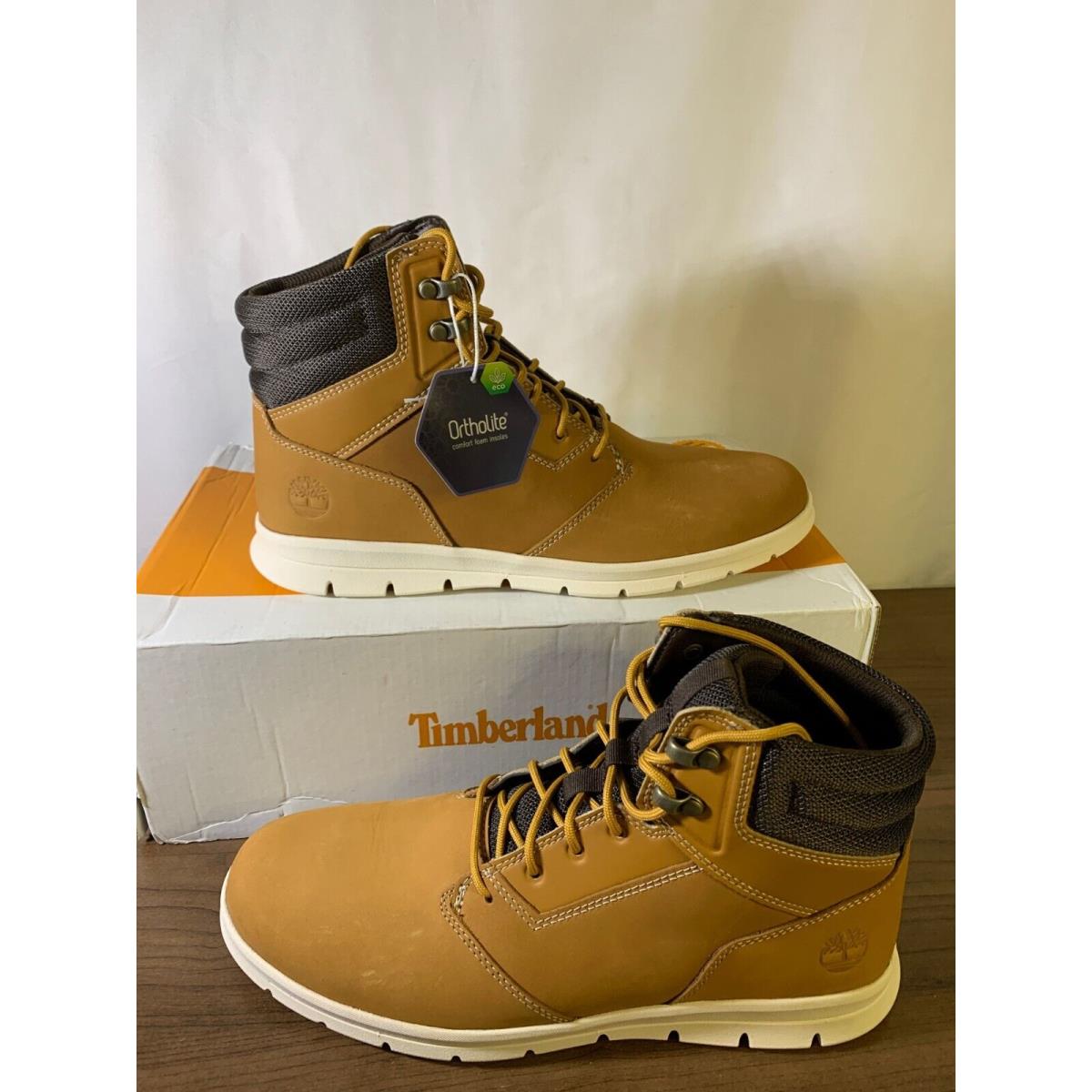 Timberland Graydon A75122 Mens Tan Lace Up Ankle Sneaker Boots Size 9