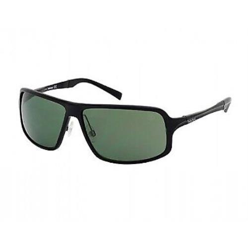 Timberland TB9050 02R Matte Black Square Green 62-12-137mm Polarized Sunglasses